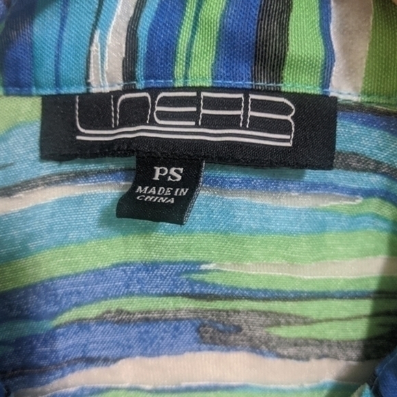 button down blouse see through - Picture 3 of 5